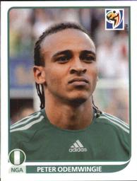 2010 Panini FIFA World Cup Stickers (Black Back) #138 Peter Odemwingie Front