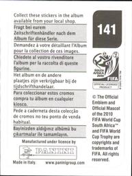 2010 Panini FIFA World Cup Stickers (Black Back) #141 Victor Obinna Back
