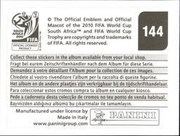 2010 Panini FIFA World Cup Stickers (Black Back) #144 Korea Republic - Team Back