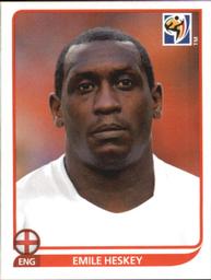 2010 Panini FIFA World Cup Stickers (Black Back) #197 Emile Heskey Front