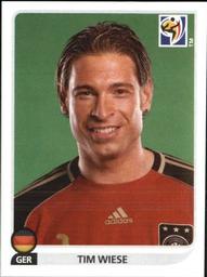2010 Panini FIFA World Cup Stickers (Black Back) #261 Tim Wiese Front