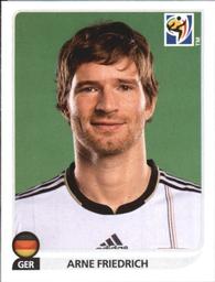 2010 Panini FIFA World Cup Stickers (Black Back) #266 Arne Friedrich Front
