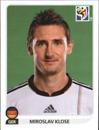 2010 Panini FIFA World Cup Stickers (Black Back) #275 Miroslav Klose Front