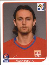 2010 Panini FIFA World Cup Stickers (Black Back) #305 Neven Subotic Front