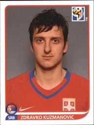 2010 Panini FIFA World Cup Stickers (Black Back) #306 Zdravko Kuzmanovic Front