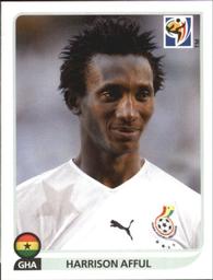 2010 Panini FIFA World Cup Stickers (Black Back) #321 Harrison Afful Front