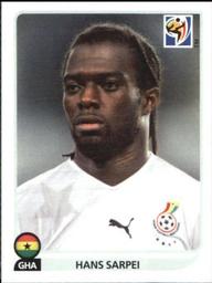 2010 Panini FIFA World Cup Stickers (Black Back) #323 Hans Sarpei Front
