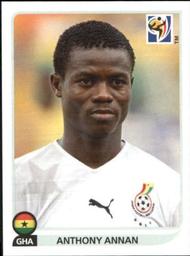 2010 Panini FIFA World Cup Stickers (Black Back) #326 Anthony Annan Front