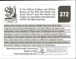 2010 Panini FIFA World Cup Stickers (Black Back) #372 Japan - Team Back