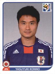 2010 Panini FIFA World Cup Stickers (Black Back) #379 Yasuyuki Konno Front