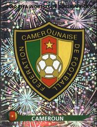 2010 Panini FIFA World Cup Stickers (Black Back) #392 Cameroun - Emblem Front