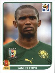 2010 Panini FIFA World Cup Stickers (Black Back) #408 Samuel Eto'o Front