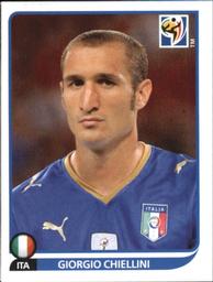2010 Panini FIFA World Cup Stickers (Black Back) #414 Giorgio Chiellini Front