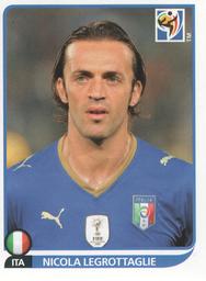 2010 Panini FIFA World Cup Stickers (Black Back) #417 Nicola Legrottaglie Front