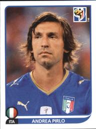 2010 Panini FIFA World Cup Stickers (Black Back) #422 Andrea Pirlo Front