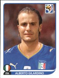 2010 Panini FIFA World Cup Stickers (Black Back) #427 Alberto Gilardino Front