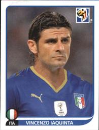 2010 Panini FIFA World Cup Stickers (Black Back) #428 Vincenzo Iaquinta Front