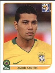 2010 Panini FIFA World Cup Stickers (Black Back) #494 Andre Santos Front