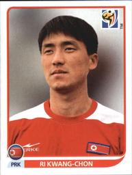 2010 Panini FIFA World Cup Stickers (Black Back) #510 Ri Kwang-Chon Front