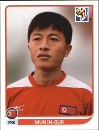 2010 Panini FIFA World Cup Stickers (Black Back) #517 Mun In-Guk Front