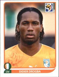 2010 Panini FIFA World Cup Stickers (Black Back) #542 Didier Drogba Front