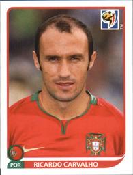 2010 Panini FIFA World Cup Stickers (Black Back) #546 Ricardo Carvalho Front