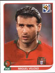 2010 Panini FIFA World Cup Stickers (Black Back) #555 Miguel Veloso Front