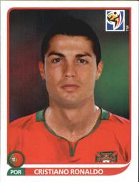 2010 Panini FIFA World Cup Stickers (Black Back) #559 Cristiano Ronaldo Front
