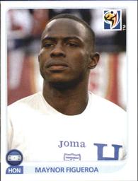 2010 Panini FIFA World Cup Stickers (Black Back) #603 Maynor Figueroa Front