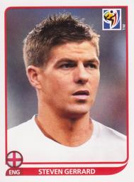 2010 Panini FIFA World Cup Stickers (Black Back) #192 Steven Gerrard Front