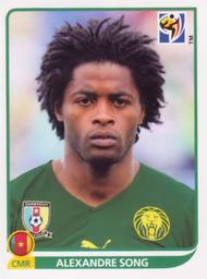2010 Panini FIFA World Cup Stickers (Black Back) #399 Alexandre Song Front
