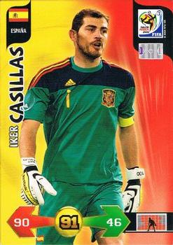 2010 Panini Adrenalyn XL World Cup (International Edition) #NNO Iker Casillas Front
