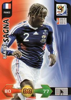 2010 Panini Adrenalyn XL World Cup (International Edition) #NNO Bacary Sagna Front