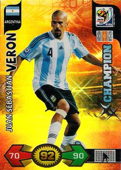 2010 Panini Adrenalyn XL World Cup (International Edition) #NNO Juan Sebastian Veron Front