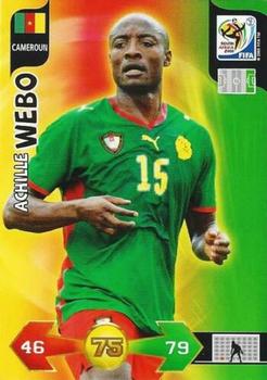 2010 Panini Adrenalyn XL World Cup (International Edition) #NNO Achille Webo Front