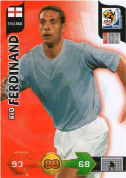 2010 Panini Adrenalyn XL World Cup (International Edition) #NNO Rio Ferdinand Front