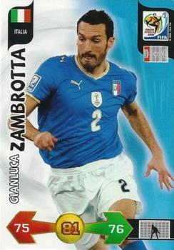 2010 Panini Adrenalyn XL World Cup (International Edition) #NNO Gianluca Zambrotta Front