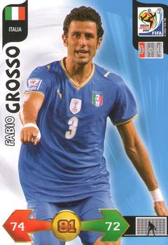 2010 Panini Adrenalyn XL World Cup (International Edition) #NNO Fabio Grosso Front