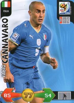 2010 Panini Adrenalyn XL World Cup (International Edition) #NNO Fabio Cannavaro Front