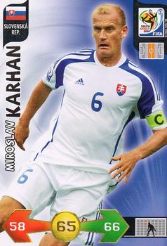2010 Panini Adrenalyn XL World Cup (International Edition) #NNO Miroslav Karhan Front