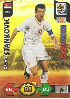 2010 Panini Adrenalyn XL World Cup (International Edition) #NNO Dejan Stankovic Front