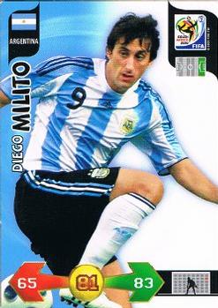 2010 Panini Adrenalyn XL World Cup (International Edition) #NNO Diego Milito Front