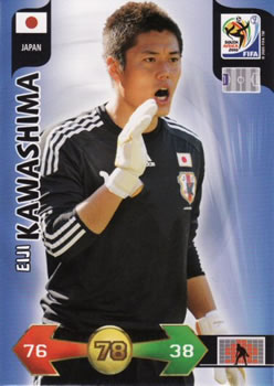 2010 Panini Adrenalyn XL World Cup (International Edition) #NNO Eiji Kawashima Front