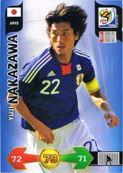 2010 Panini Adrenalyn XL World Cup (International Edition) #NNO Yuji Nakazawa Front