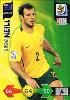 2010 Panini Adrenalyn XL World Cup (International Edition) #NNO Lucas Neill Front