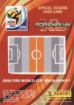 2010 Panini Adrenalyn XL World Cup (International Edition) #NNO Karim Ziani Back