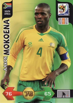 2010 Panini Adrenalyn XL World Cup (International Edition) #NNO Aaron Mokoena Front