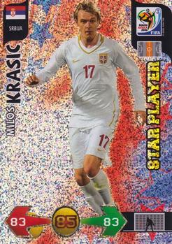 2010 Panini Adrenalyn XL World Cup (International Edition) #NNO Milos Krasic Front