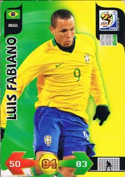 2010 Panini Adrenalyn XL World Cup (International Edition) #NNO Luis Fabiano Front