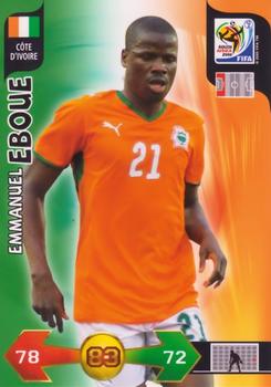 2010 Panini Adrenalyn XL World Cup (International Edition) #NNO Emmanuel Eboue Front